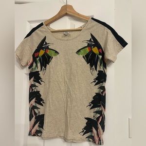 🌟 Vibrant Hoss Intropia Toucan Print T-Shirt - Size Small - NWOT
